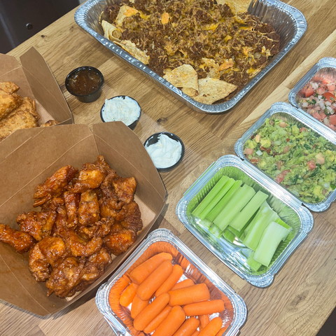 Thurs, 9/4 - The Game Day Box - Wings, Eggrolls, and Nachos